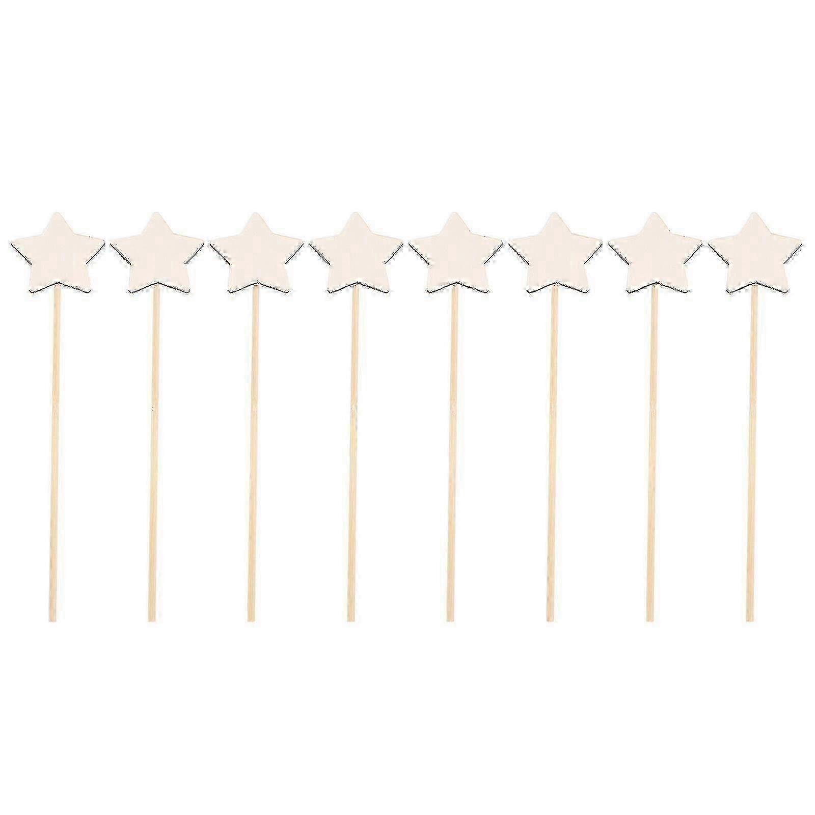 8個DIY妖精の杖塗装用手作り木の棒