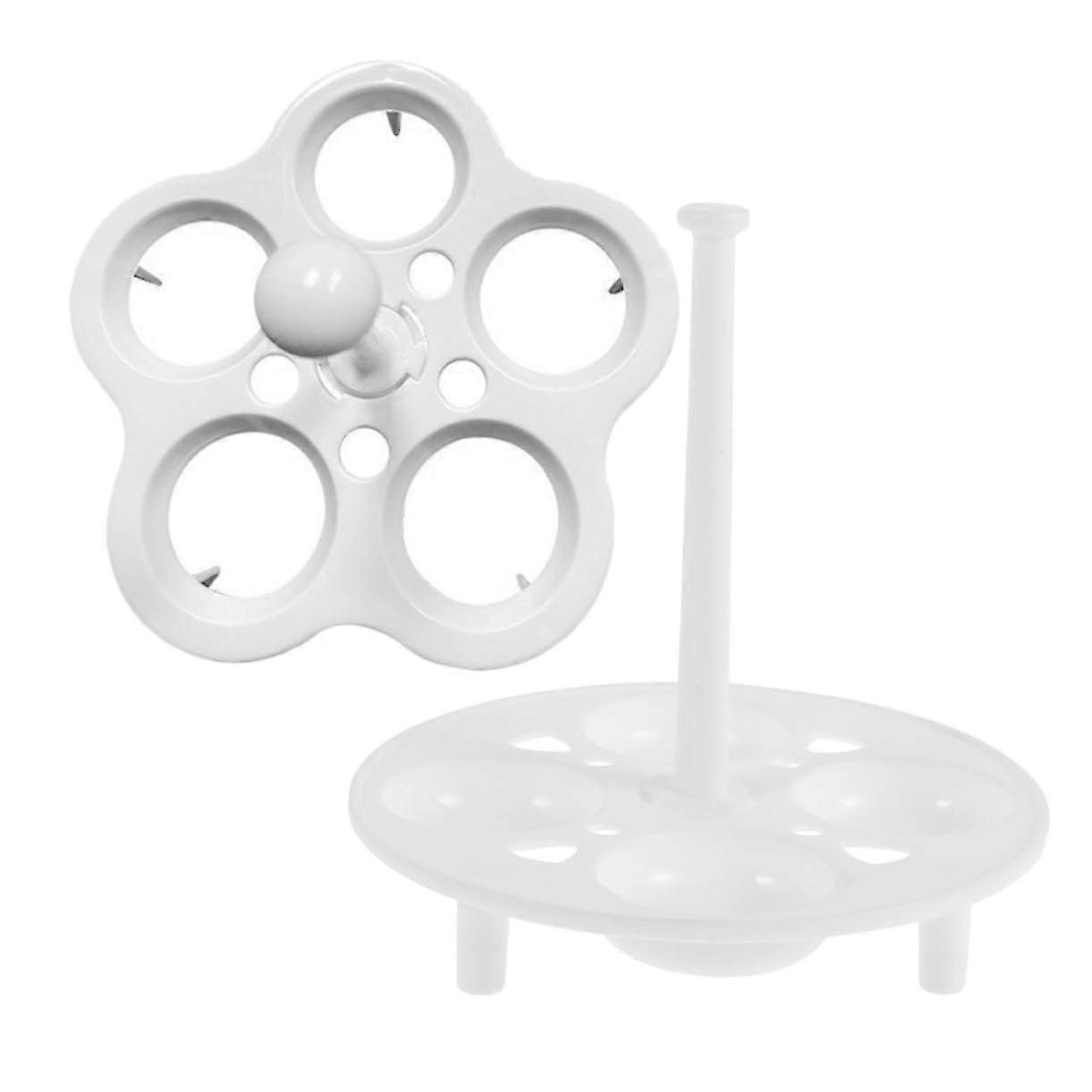 4part steam cooker for boiled eggs: reusable plastic steamer with 4/5 holes – hightemperature resistant quick cooking