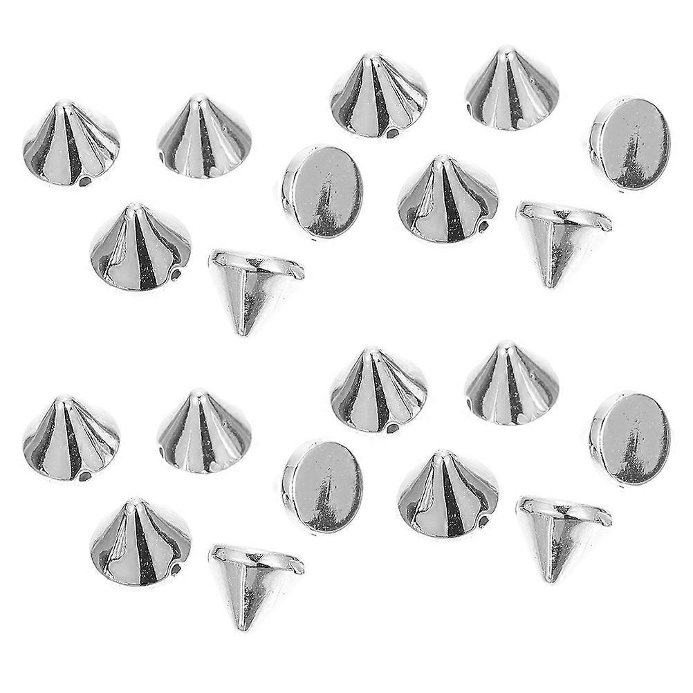 Cone Spikes Ccb 300Pcs Silver for DIY Use and DIY Fun Featuring Durable Cone Rivets