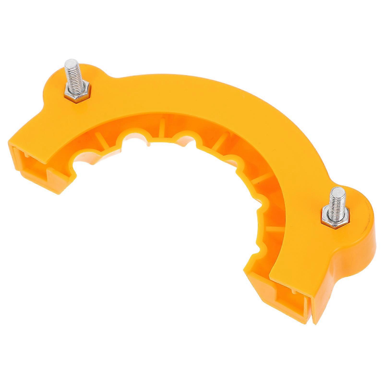 Drill Bit Sharpener Attachment Yellow Compact Grinding Tool For Drill Bit Workshop 1Pcs