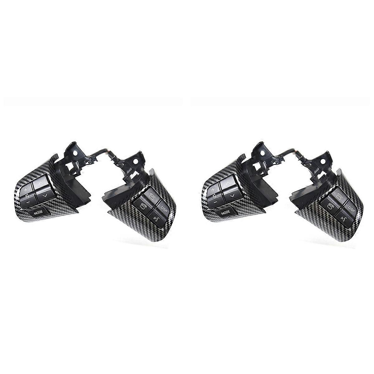 Steering Wheel Audio Control Button Cruise Switch Carbon