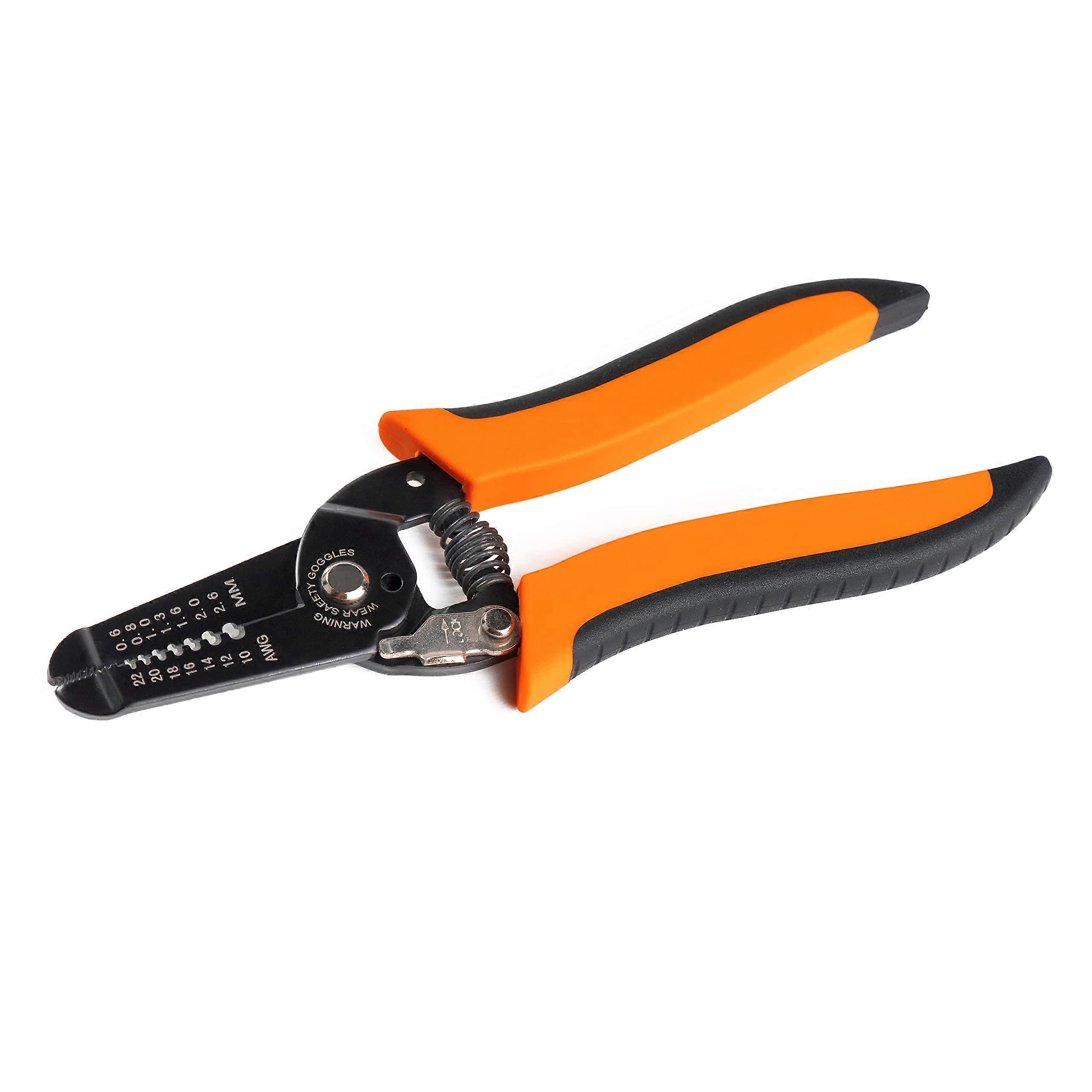 Wire Stripper and Cutter - Stripping Tool for 22-10 AWG Solid and Stranded Wire (AAA)