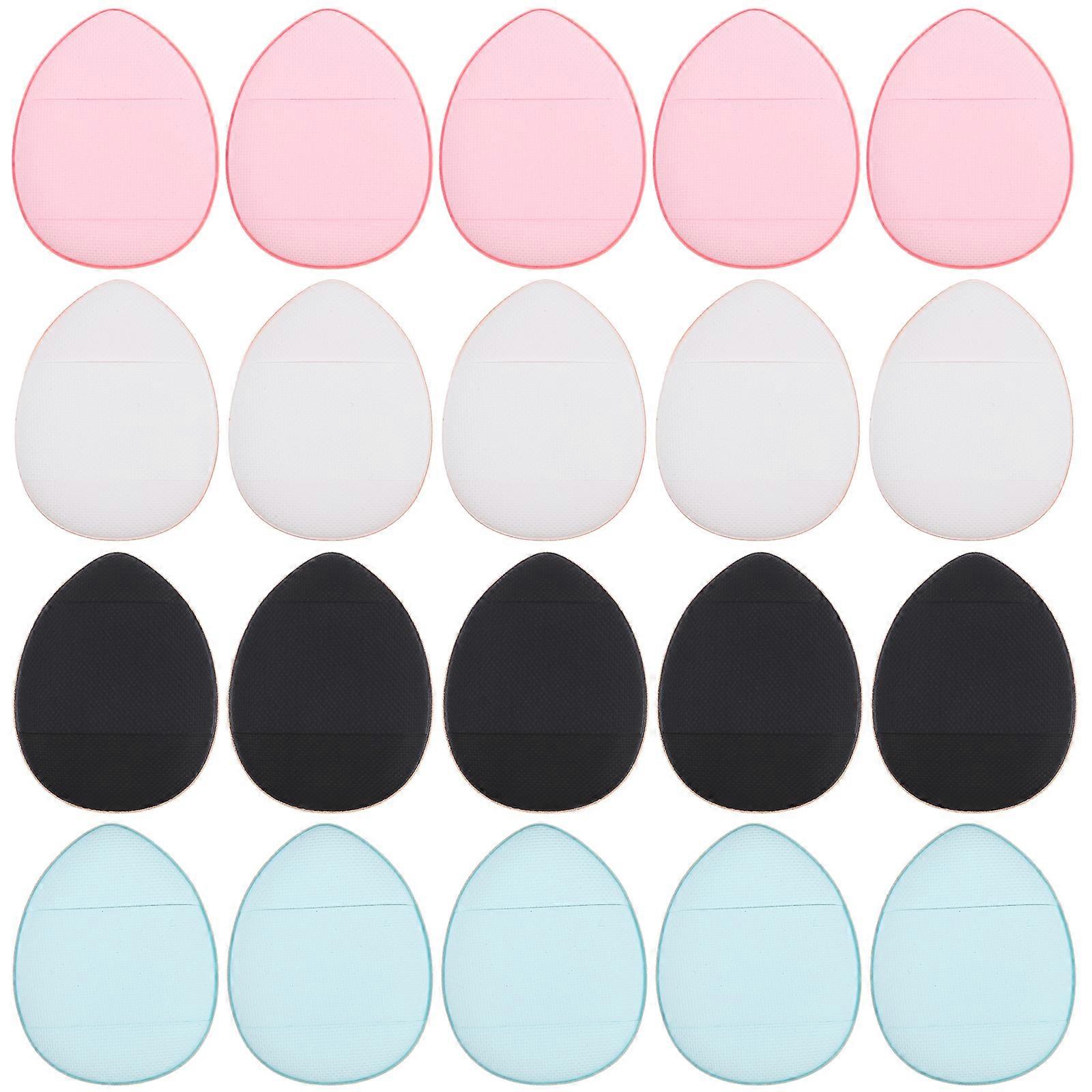 Small Makeup Sponge Face Powder Puff Mini Shape Compact Size for Women On-the-go Use 20Pcs