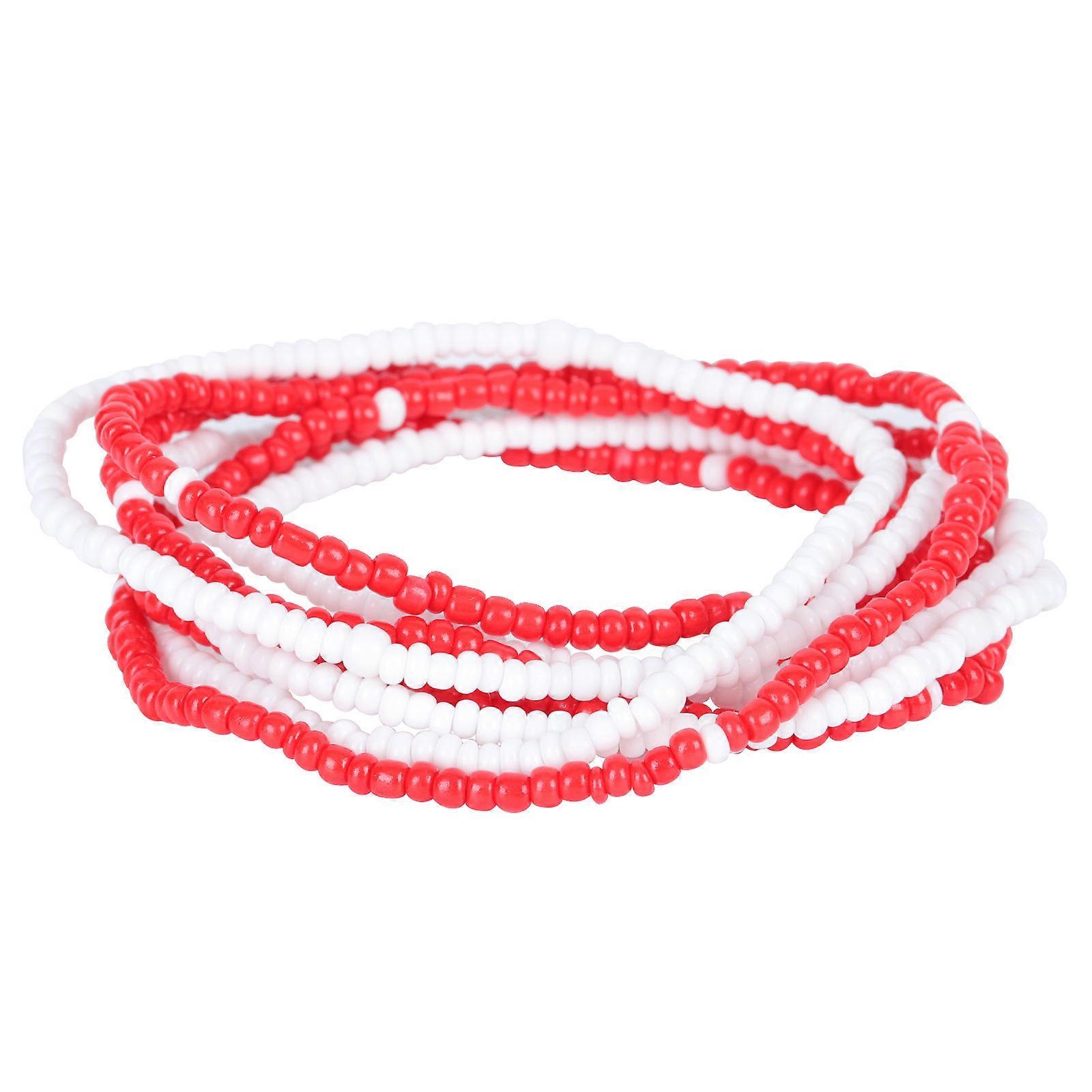 Glass Bead Waist Chain for Decor Black Color Durable and Fade-Resistant 1Pc