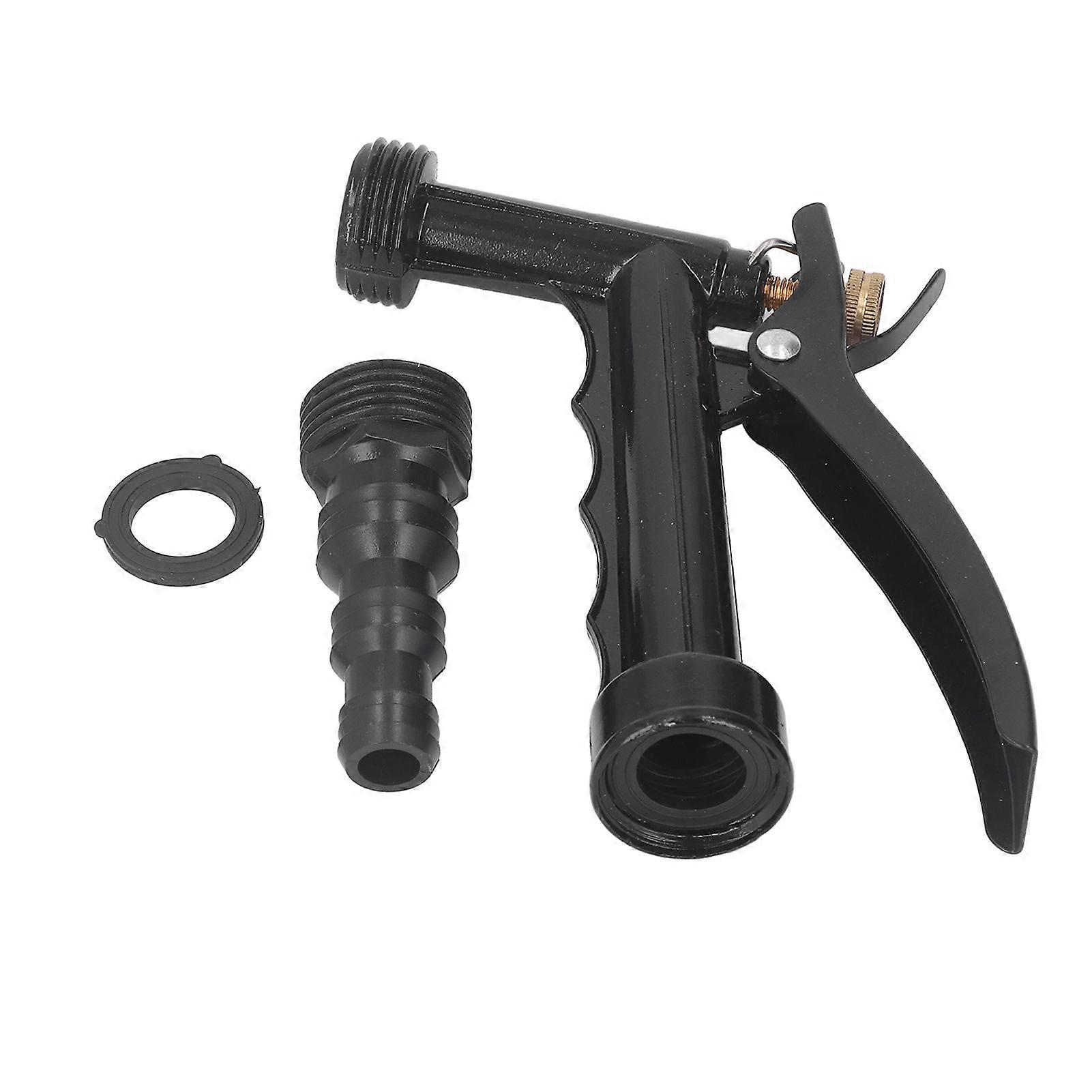 Handheld Water Nozzle 5.5in Zinc Alloy Wear Resistant Anti Leakage Hand Watering Nozzle for Replacement