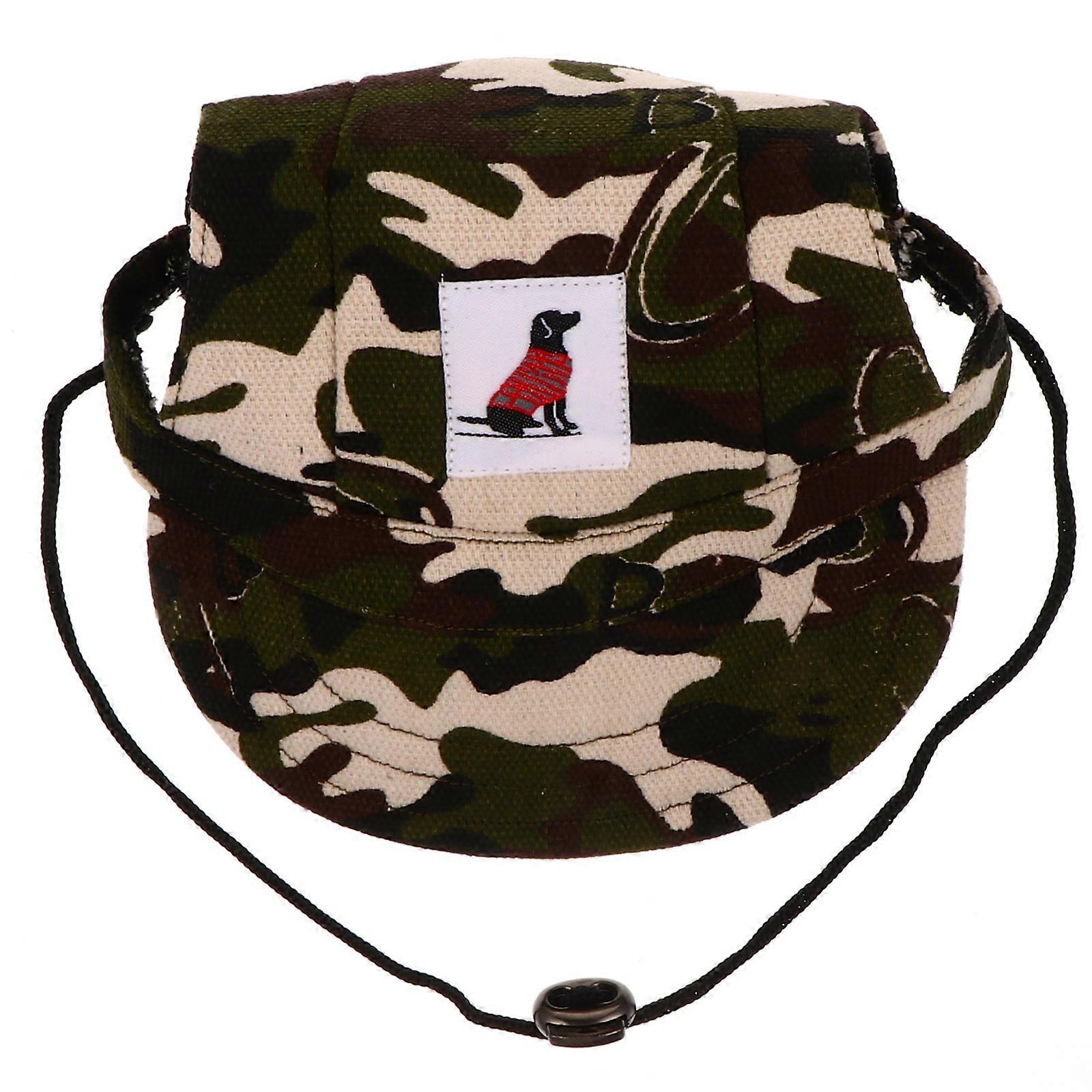 Doggie Hats Sun Shade Breathable Quick-drying Pet Dog Caps Assorted Color 17x14cm Neck Circumference 28-41cm 1 Piece
