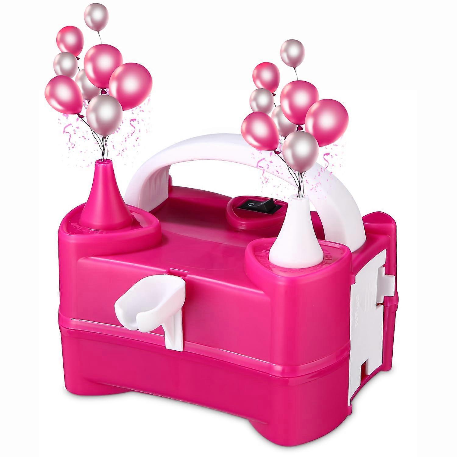 Electric Balloon Pump 400W Portable Inflator with Double Nozzle for Birthdays and Wedding Parties