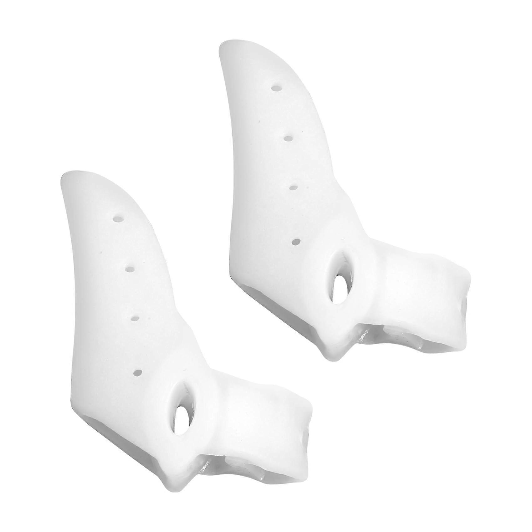 Relief Glätteisen Zehe Separator Orthesen for Hammer Zehe Balle Korrektor, Adjustable Size, Soft Material, Foot Alignment Support