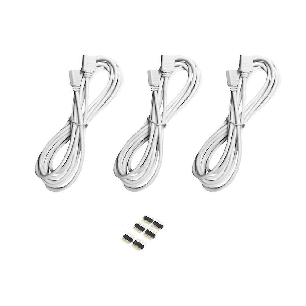 Rgb Led Strip Connector Wire Rgb Extension Cable Strip to Strip Connection Wide Application 9Pcs