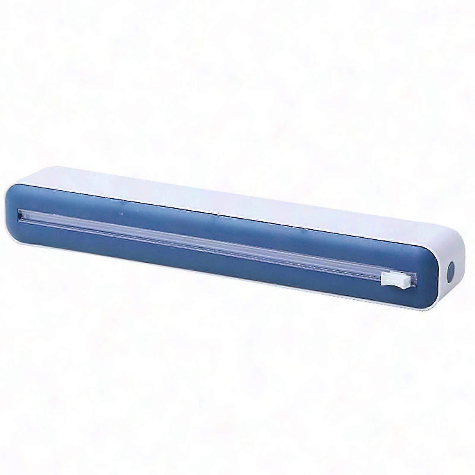 Magnetic Cling Wrap Cutter with Two-Way Slider - Fridge Mounted Plastic Wrap Organizer - Kitchen Tool by Jikaixiang
