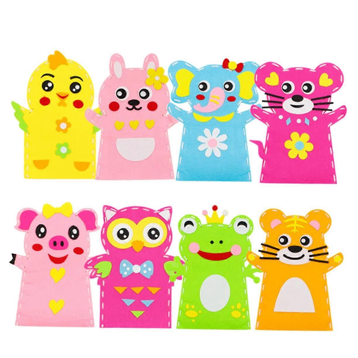 8piece DIY nonwoven fabric material Handmade fabric dolls Craft supplies For children's development and learning toys