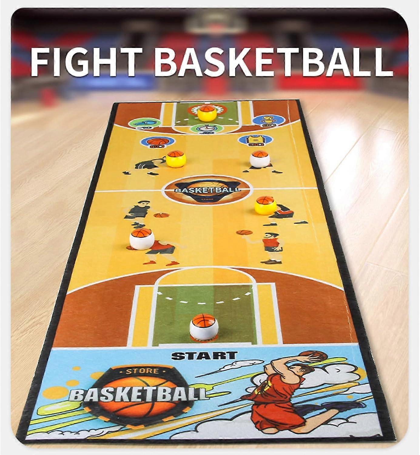 Interactive Tabletop Curling Basketball Soccer Bowling Set for Kids - Indoor Fun Activity Kit for Home Entertainment