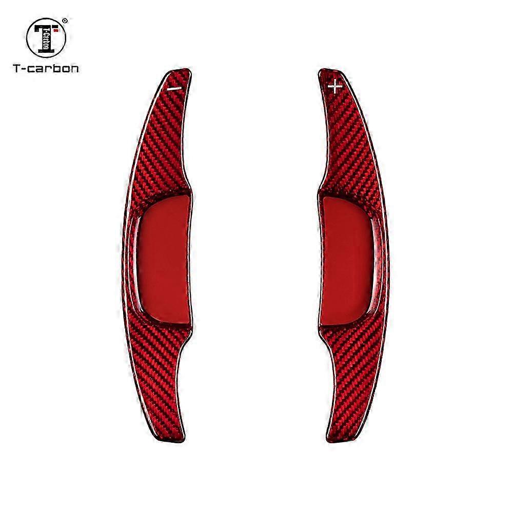 Car Styling Genuine Carbon Fiber Steering Wheel Shifter Paddle Extension Compatible with Certain Mazda Models 2020 2021 Interior Trim