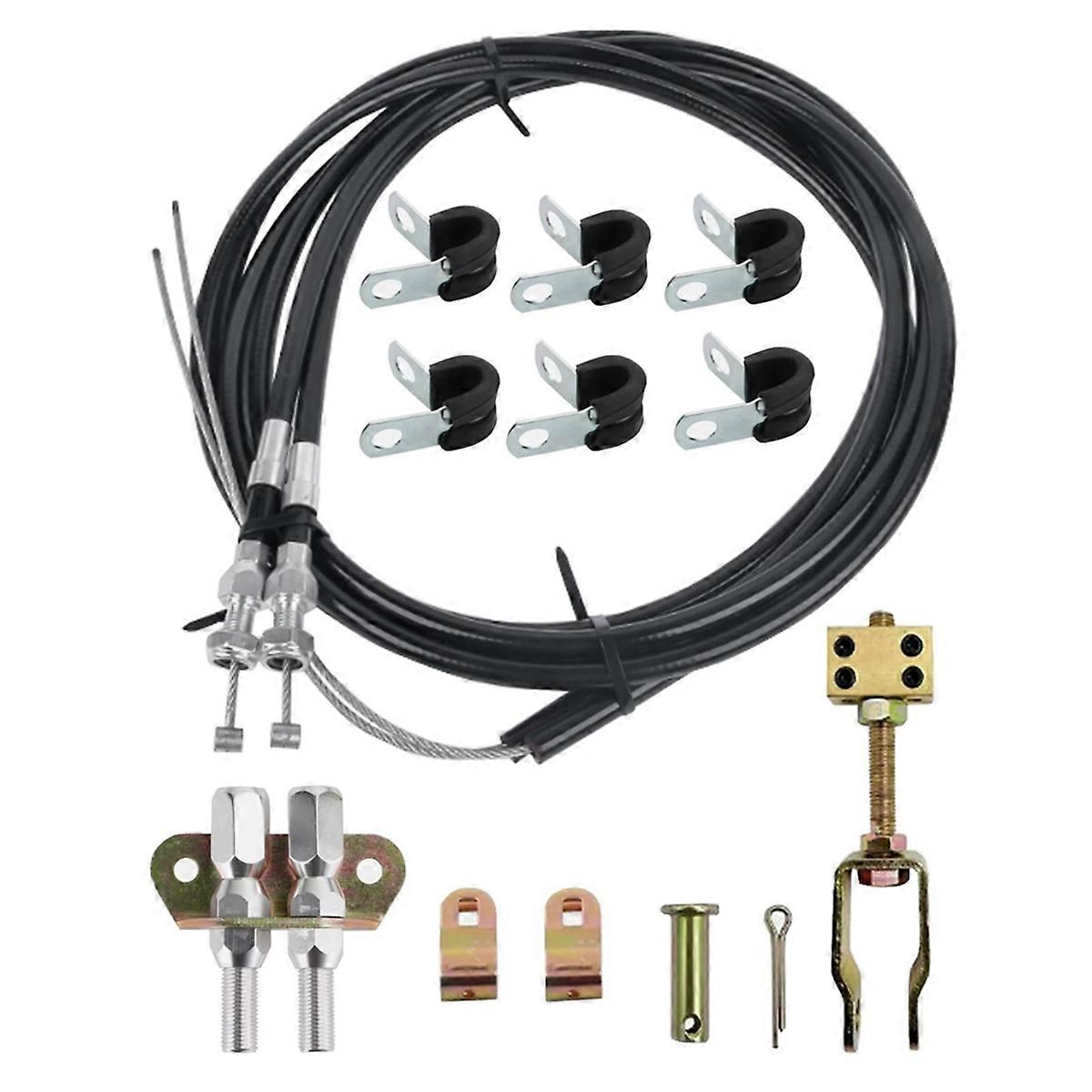 330-9371 Universal Disc/Drum Parking Brake Cable Kit Emergency Brake Cable Kit Replace 140-14415-R