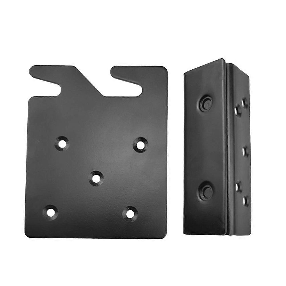 Bed Hinge Hardware Bed Accessories Iron Rectangular Bedroom Use 4.2×3.4×0.1in 2Pack