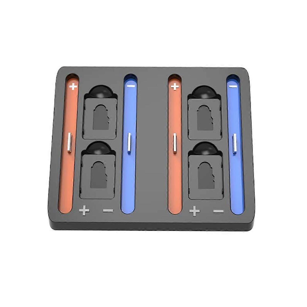 Docking Station for 2 Charges 4 Joycon Controllers Includes 4 Game Card Slots Enhanced Gaming Acces