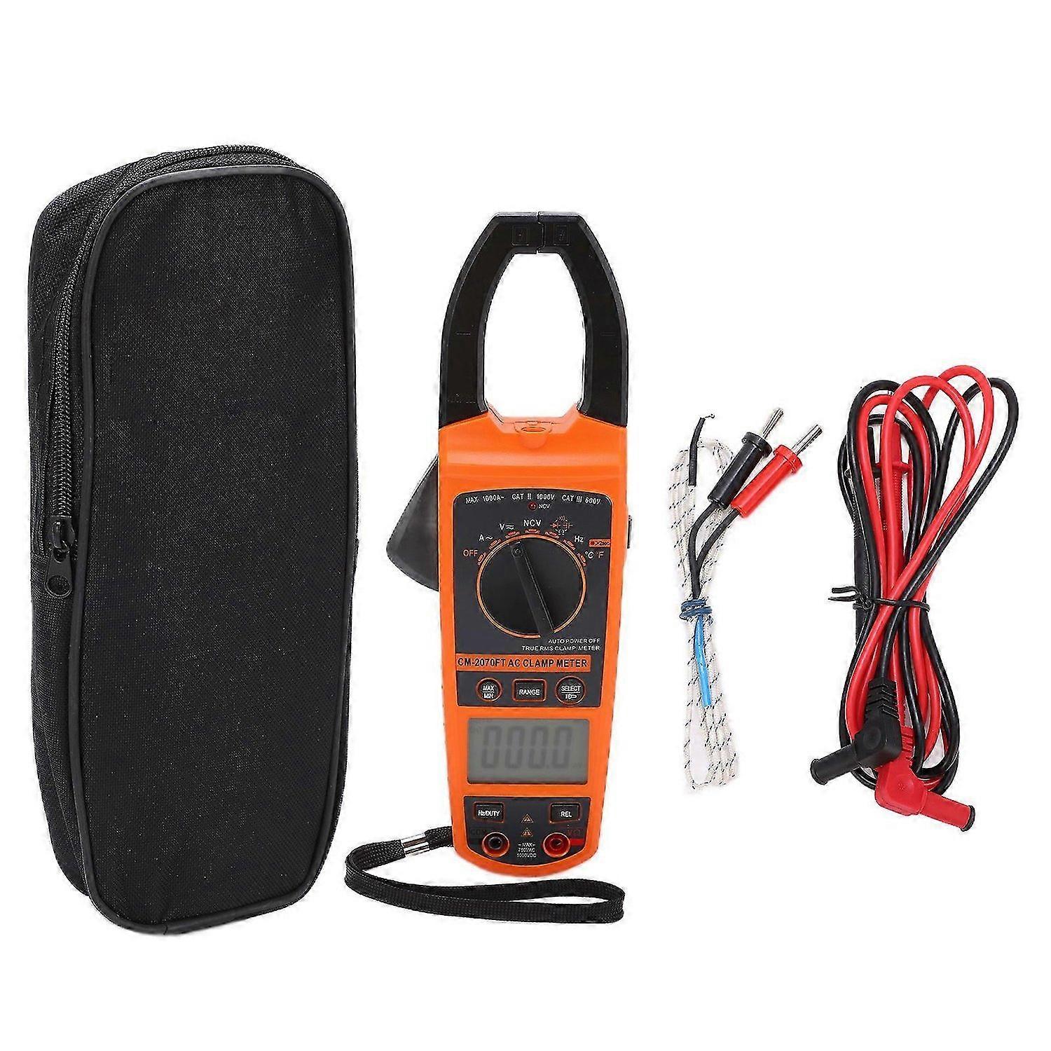 CM2070FT NCV RMS Digital Clamp Multimeter Multifunctional Current Voltage Tester 1000A