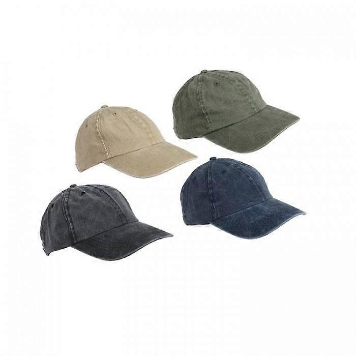 Men's Baseball Cap Washed Assorted Colours with size adjuster