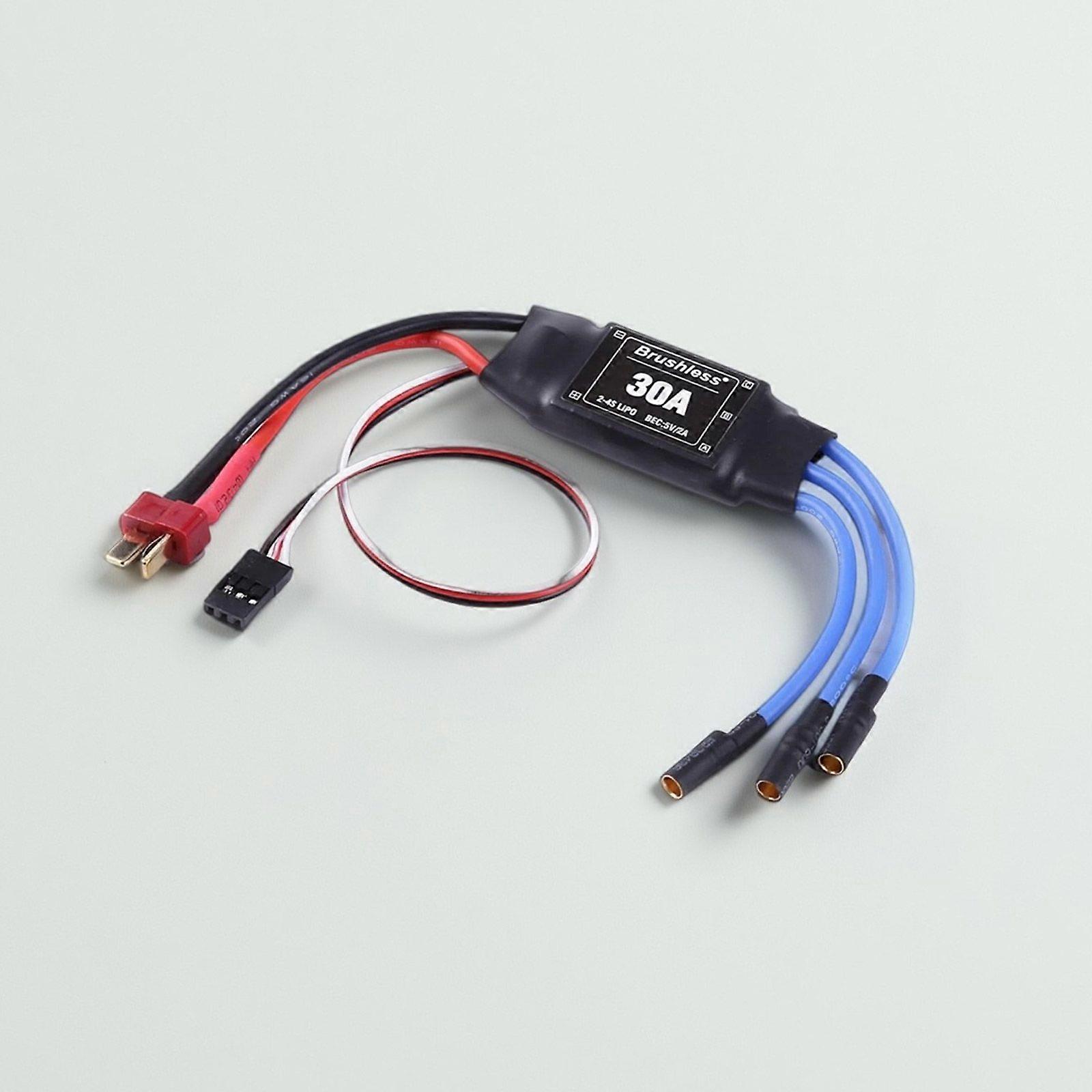 ブラシレス30A ESC 2-4S電動スピードコントローラー(Rcヘリコプター飛行機用)