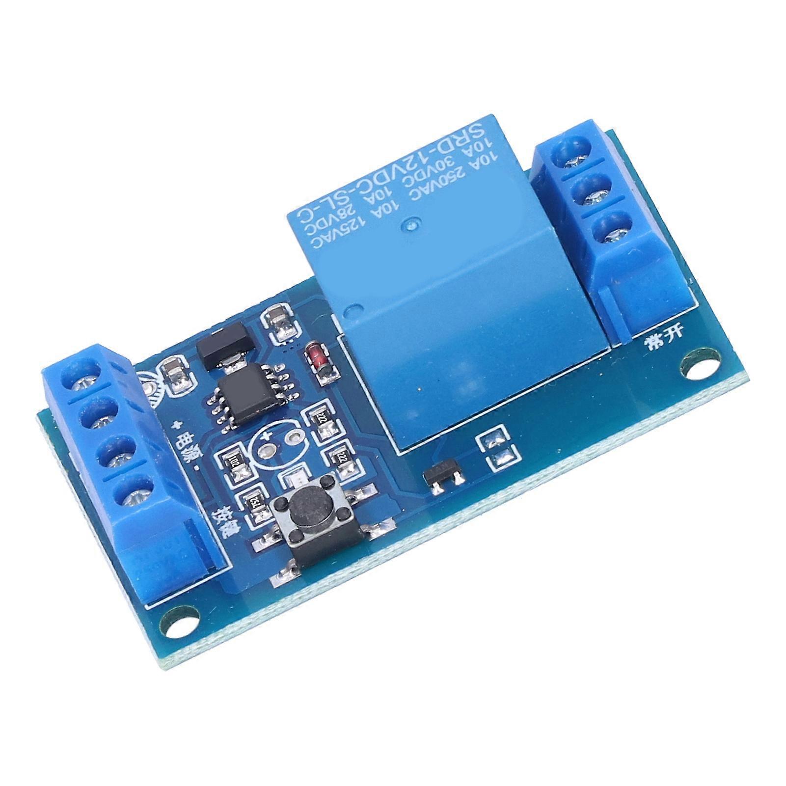Relay Single Button Stable Reliable Performance Good Heat Dissipation12V Bistable Relay Module
