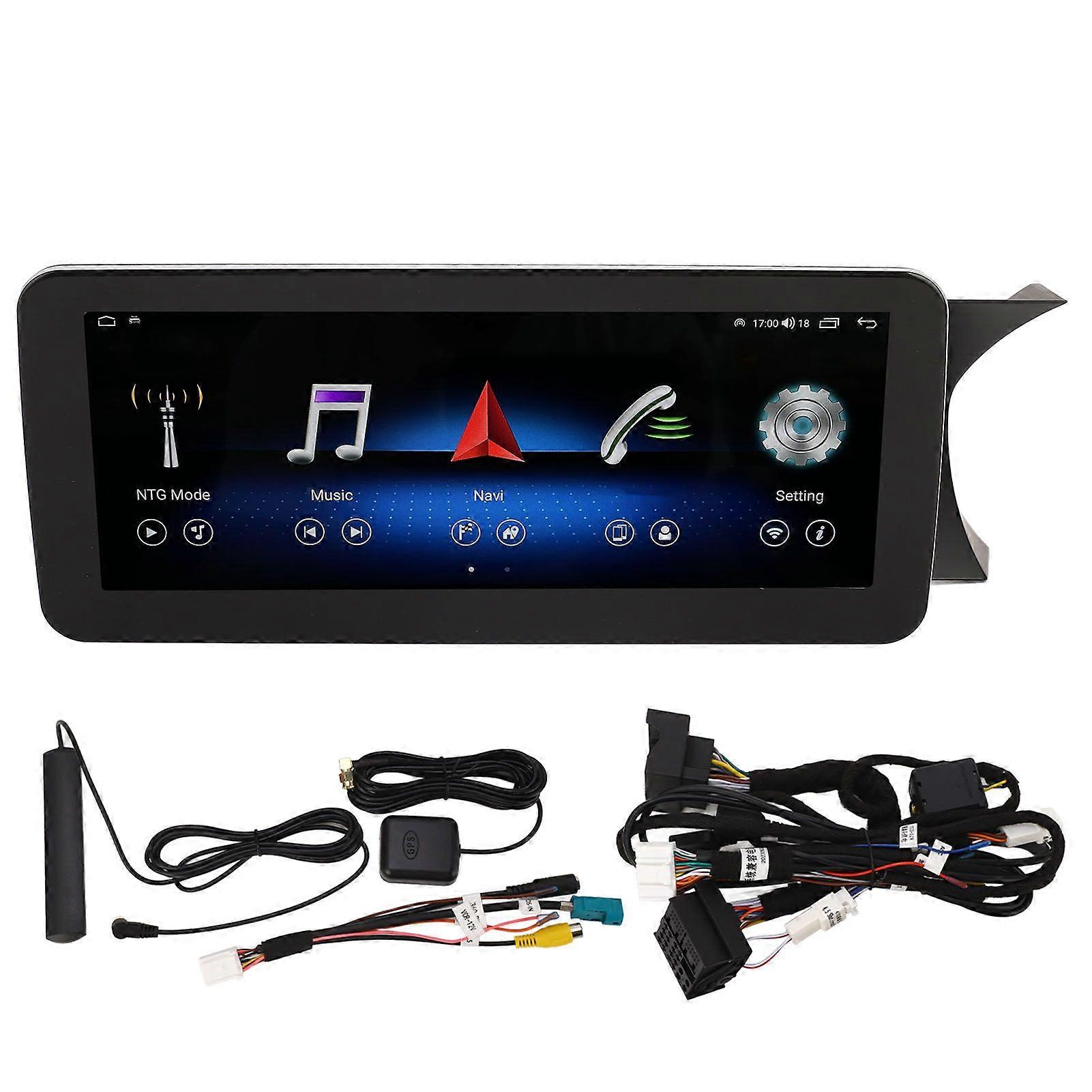 10.25 Inch Car GPS Navigation HD for Android 12 Car Carplay Screen Replacement for Benz C?Class W204 NTG4.5 System Right Hand Drive