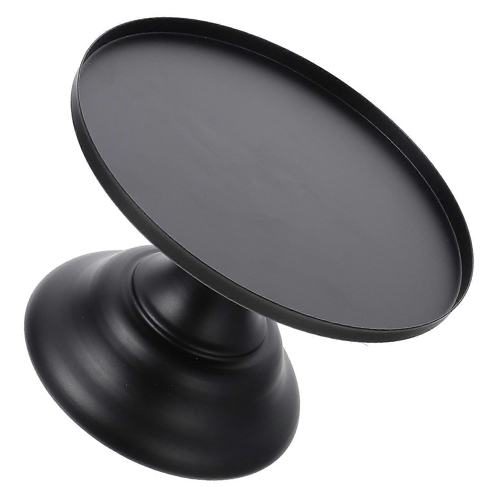 Black Iron Cake Display Stand Model for Holding Use with Realistic Design and Excellent Texture 1pc