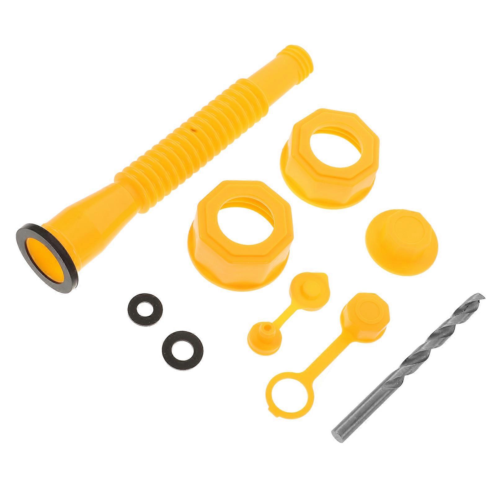 Universal Can Vent Kit Nozzle Set 1Set With 8mm Drill Bit Included For Old Style Fuel Jugs Outdoor Activities