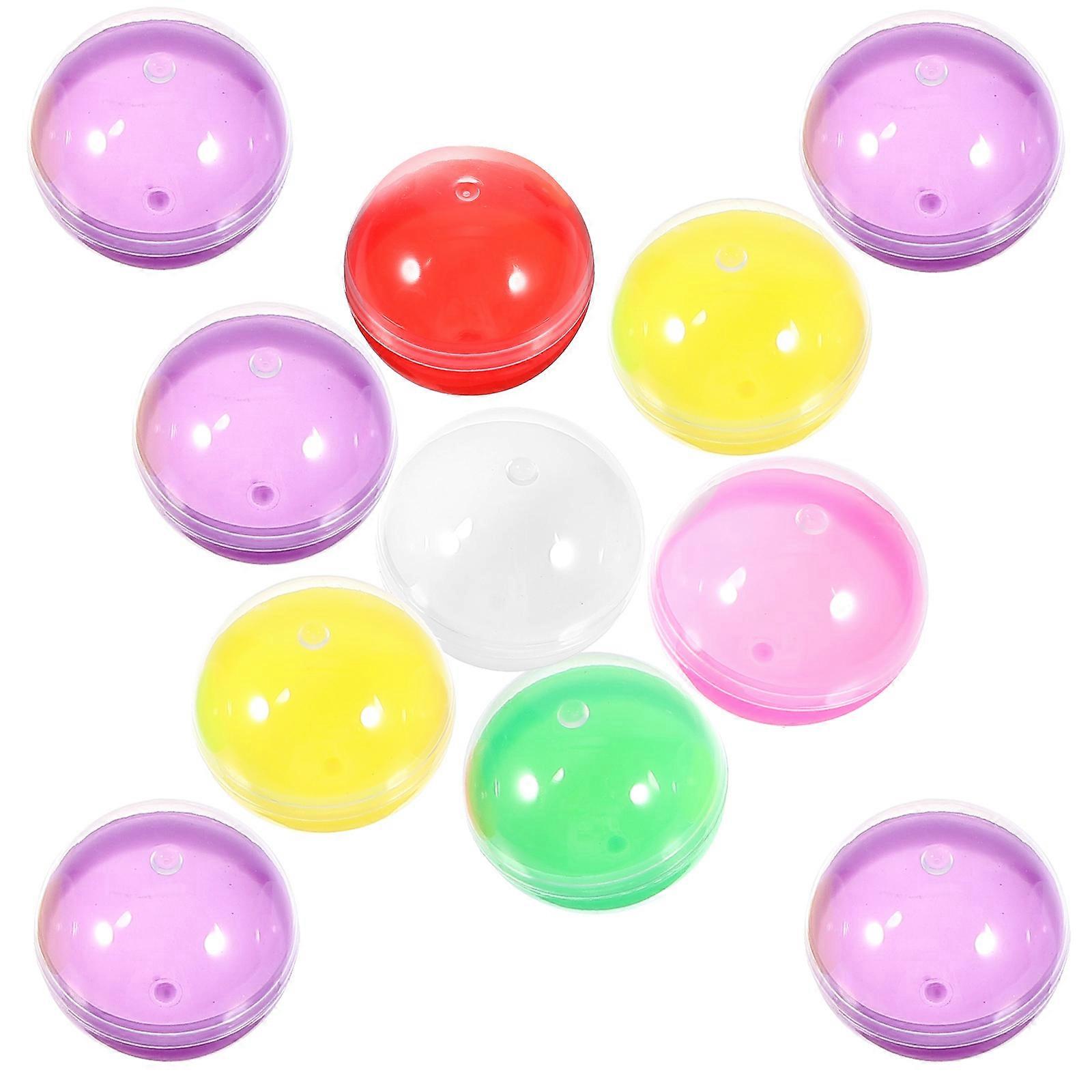 Empty Fillable Ball Plastic Round 2.80X2.80X2.80CM Storing For Children 50Pcs