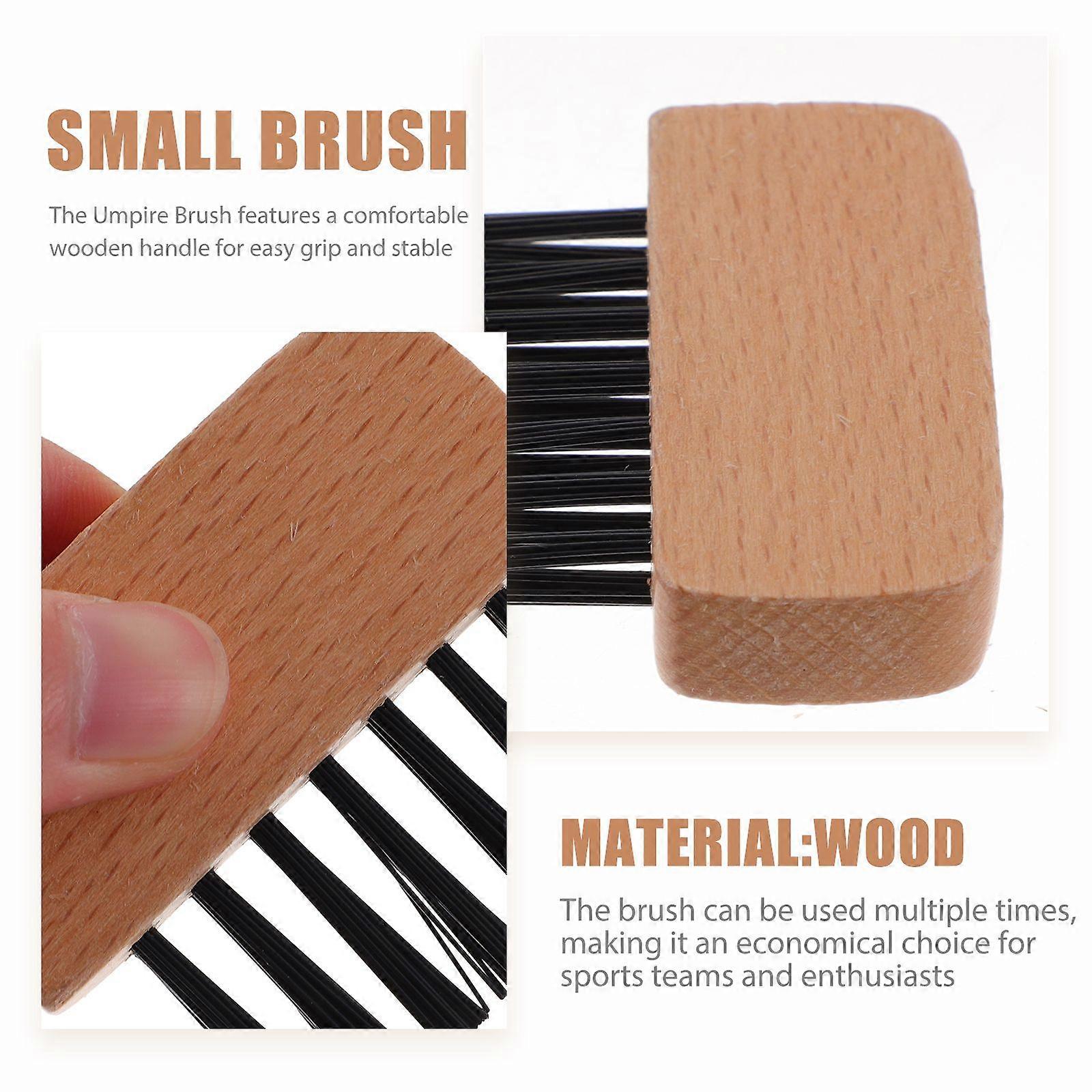 Brosse De Marbre (home Plate Brush) Pour Arbitre De Baseball MacGregor - En Bois - Neuf