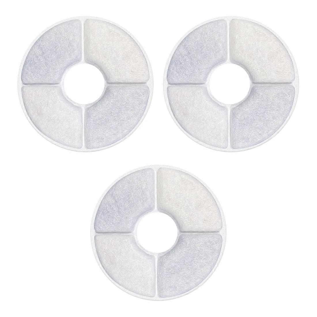 Pack of 3 Cat Fountain Filters, Replacement Filters for Cat and Dog Water Fountains