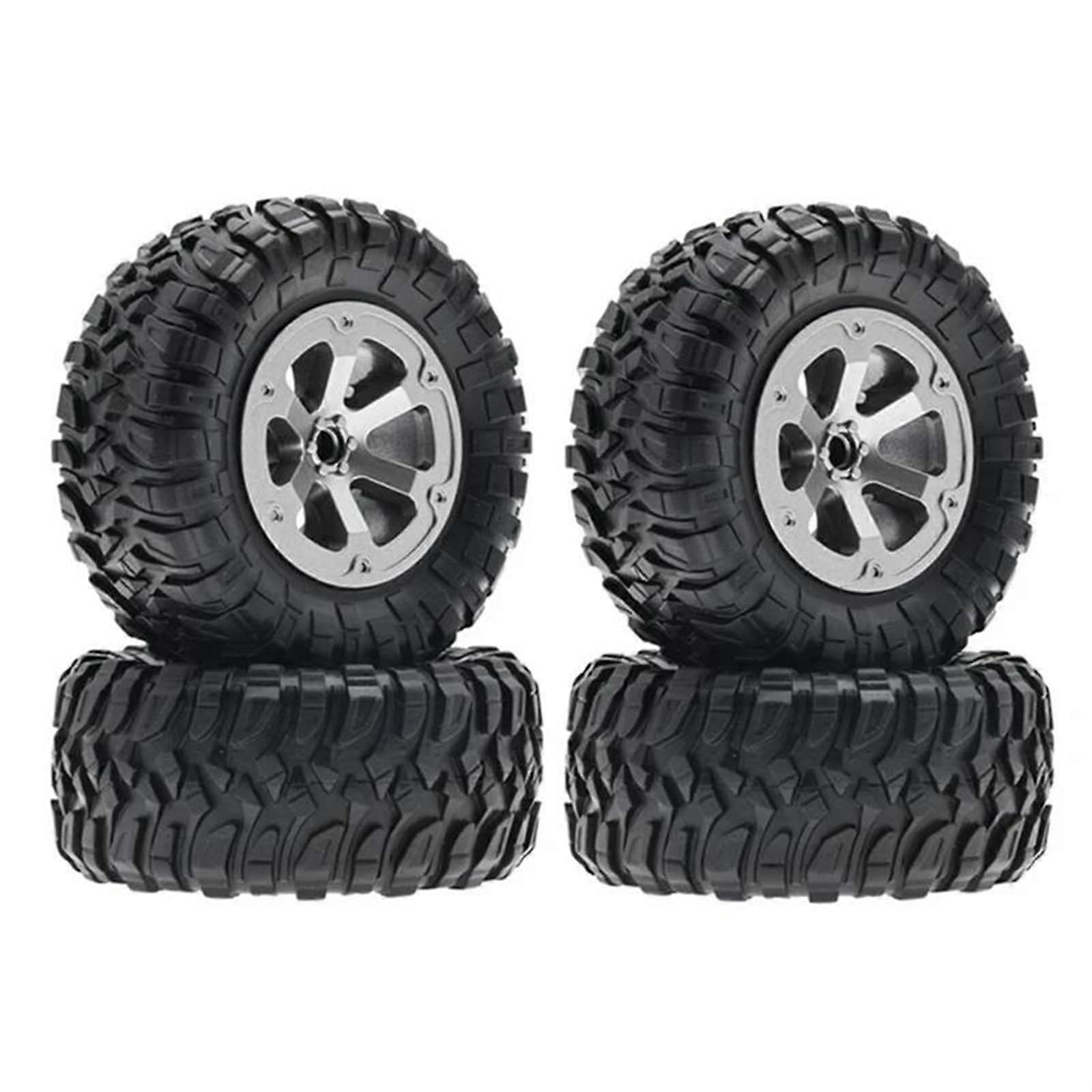 RC Rims Tyres Compatible with LDRC for LDP06 LD P06 for Unimog 1/12 RC Truck Car Accessories 72 mm 4 Pieces RC Car Tyre RC Car Upgrade Parts