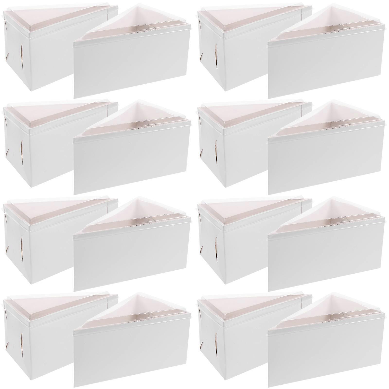 50 Sets of Triangle Cake Slice Boxes for Cake Packaging