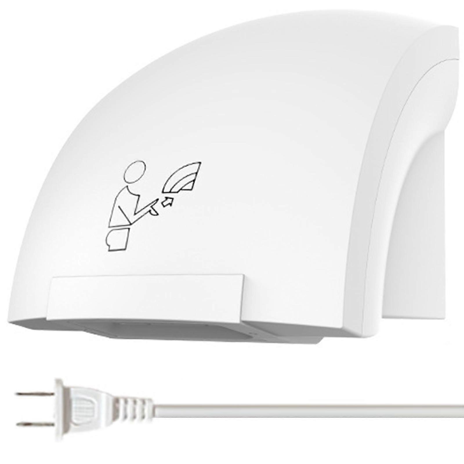 Energy Efficient Automatic Hand Dryer Space Saving Hand Dryer Easy Installation Air Dryer ABS Texture for Bathroom Use Multicolor