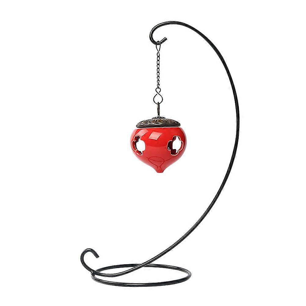 Red Hanging Incense Burner for Home Decor Made of Iron with Unique Design for Study Bedroom 1Pc