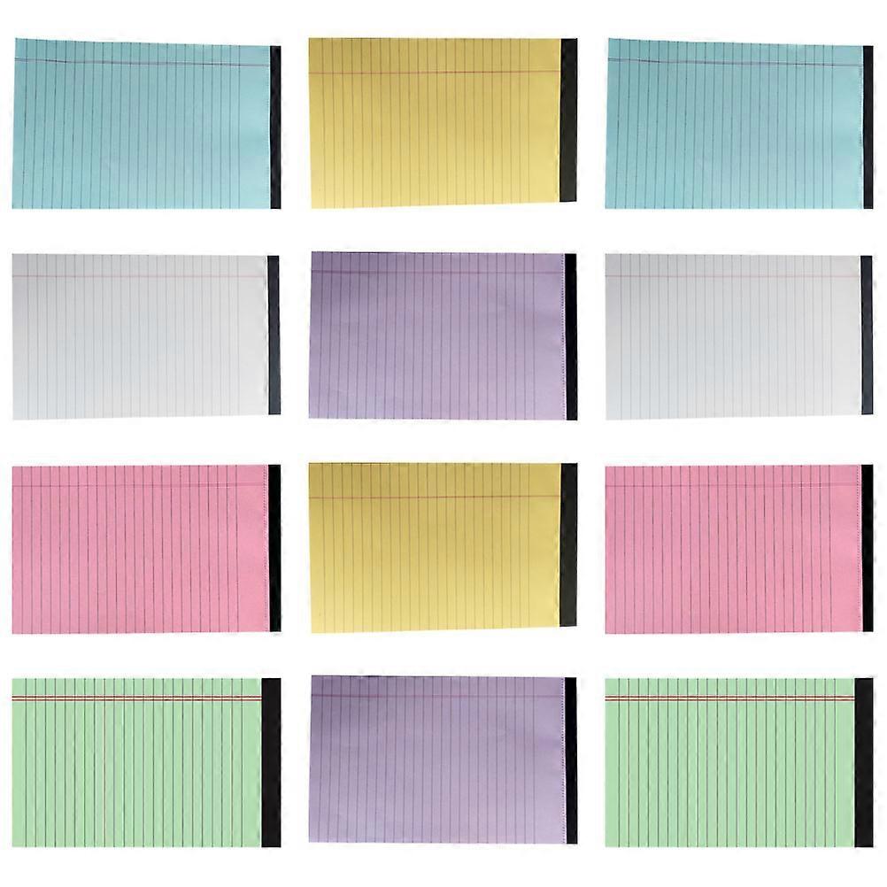 Paper Pads Memo Pad Rectangular Design For Task Management Reminder Students Teachers 12Pcs