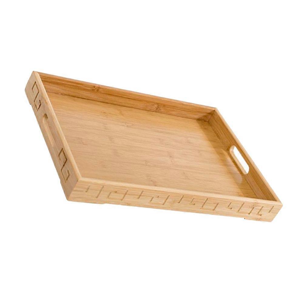 Beige Home Tray for Practical Use Made of Premium Smooth Surface Easy to Clean 14.2 x 9.8 Inches