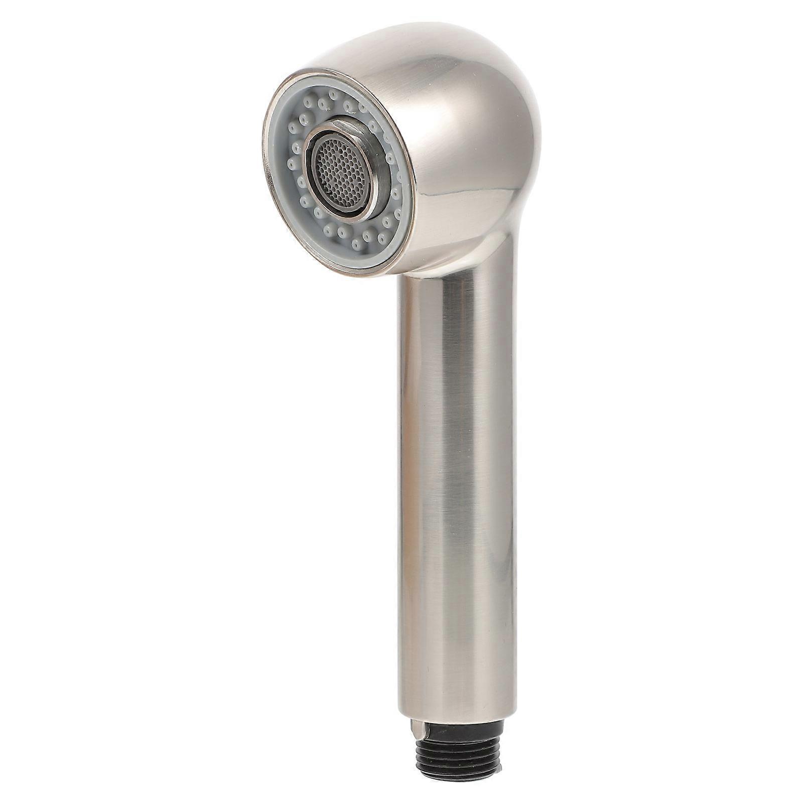 Easy To Install Pull-Out Spray Head For Kitchen Faucet Replacement 18X5X3CM Silver 1Set