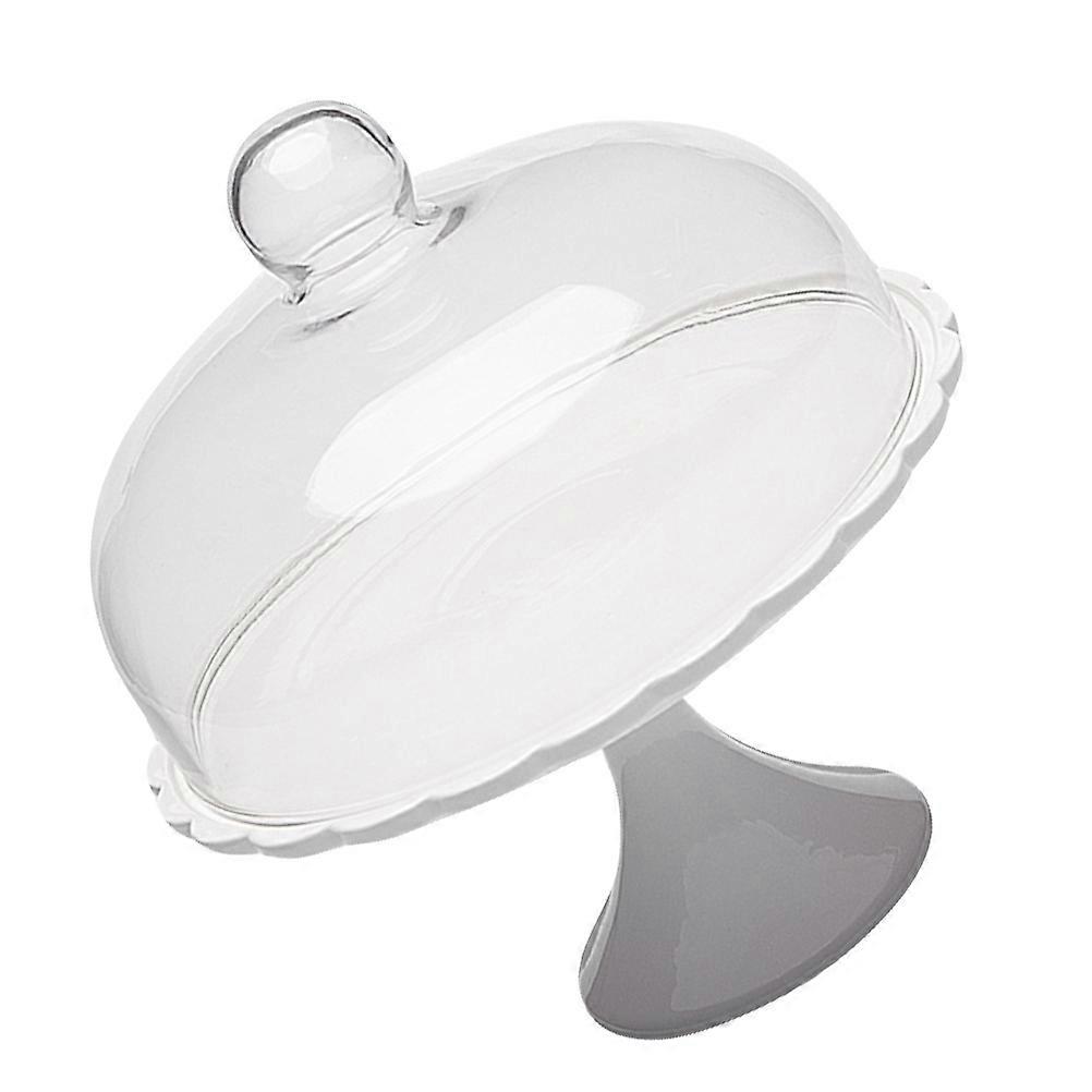 Round Cake Cover Cake Plate Dust-Proof Food Container Assorted Color Ideal for Friends 1Pack