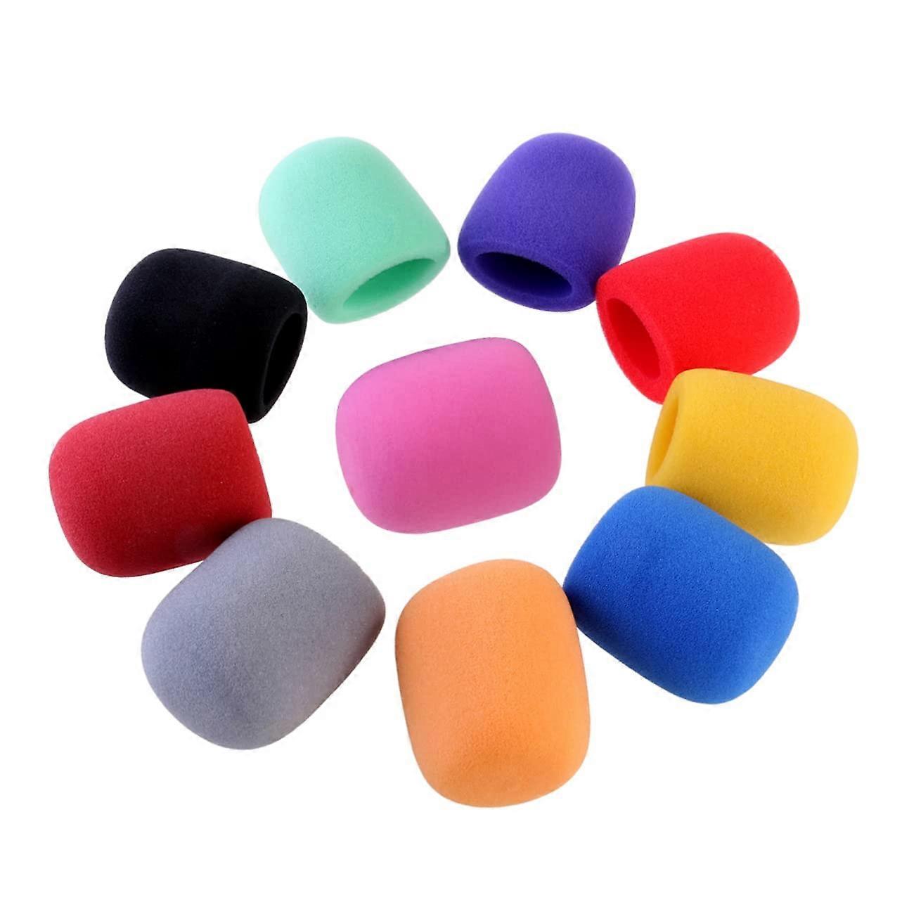 Handheld Microphone Windshield High-Density Foam Cover for Karaoke KTV Stage Performances and Conferences