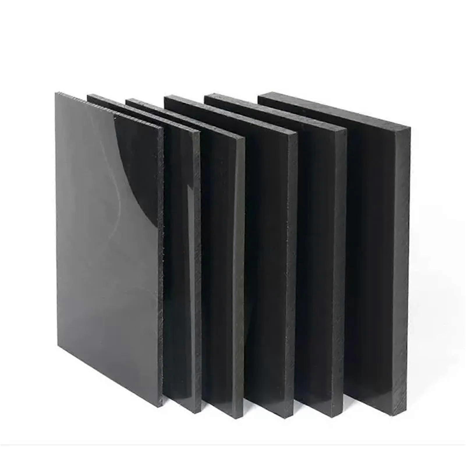 Black Polypropylene Sheet 3-20 Mm Thick, 100x200 Mm, PP Plastic Sheet For DIY Projects