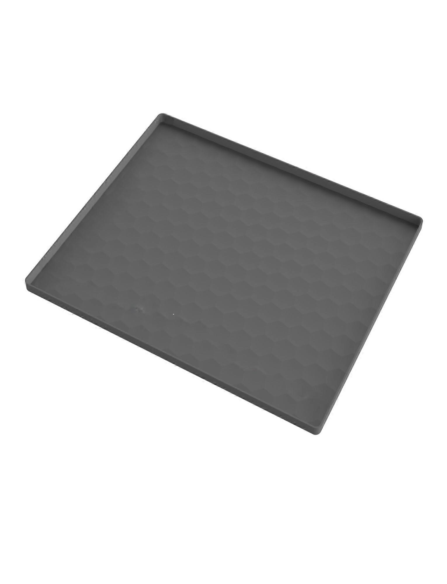 Mini Refrigerator Silicone Mat – NonSlip, LeakProof for Refrigerators, Washing Machines (Grey, 65x60cm)