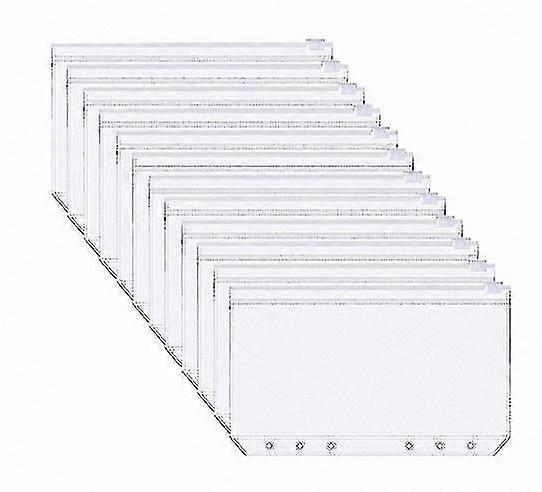 12-Pack Replaceable Binder Pockets for Budgeting and Organization