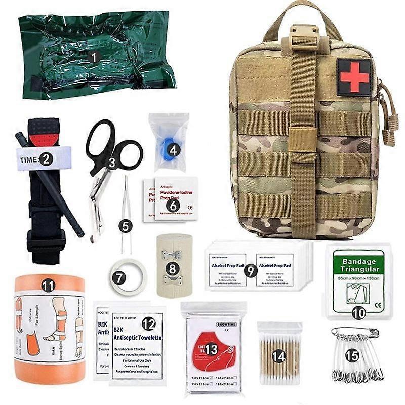 Outdoor first aid kit equipment survival tool set wild survival emergency kit multifunctional HG