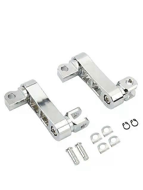 Motorcycle Adjustable Passenger Footpegs Mount Kit Highway Pegs Male Mount Foot Peg Clamp Support Extensions Bracket Fit For Harley