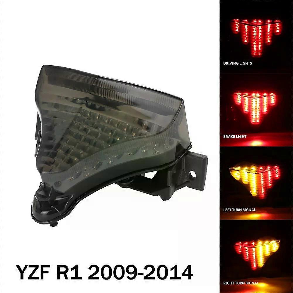 Applicable YZF R1 LED Tail Brake Light Integrated Turn Signal Light For YAMAHA YZF-R1 YZFR1 2002-2014 2007 Motorcycle Taillight Stop Lamp