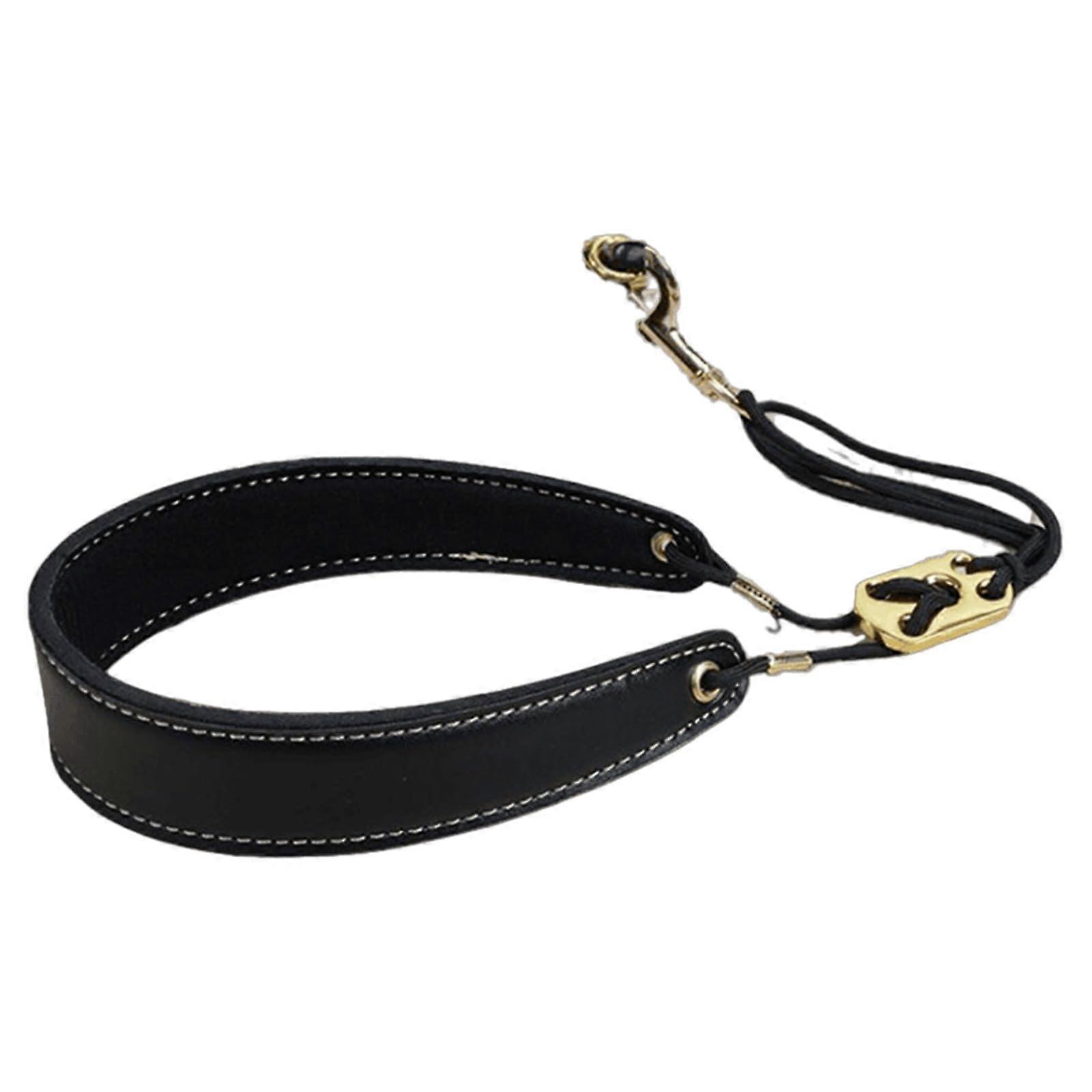 Leather Saxophone Neck Strap Adjustable Length Padded Saxophone Strap Harness EasytoUse Saxophone Shoulder Straps Soft Neck Slings