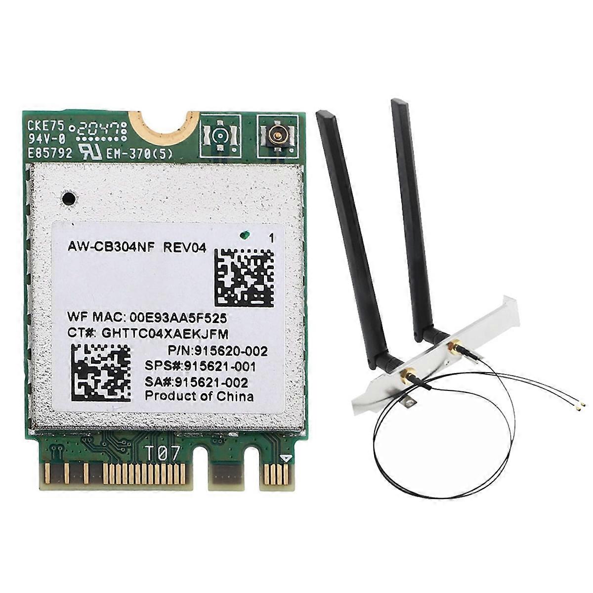 AW-CB304NF RTL8821CE WiFi Card+2X8DB Antenna Kit 2.4G/5Ghz
