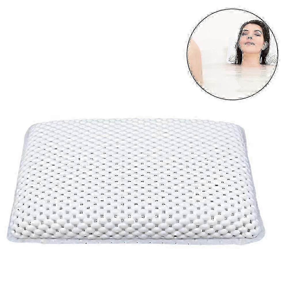 TTMA Soft Waterproof Anti-Mold Bath Pillows with Suction Cups - Comfortable Support