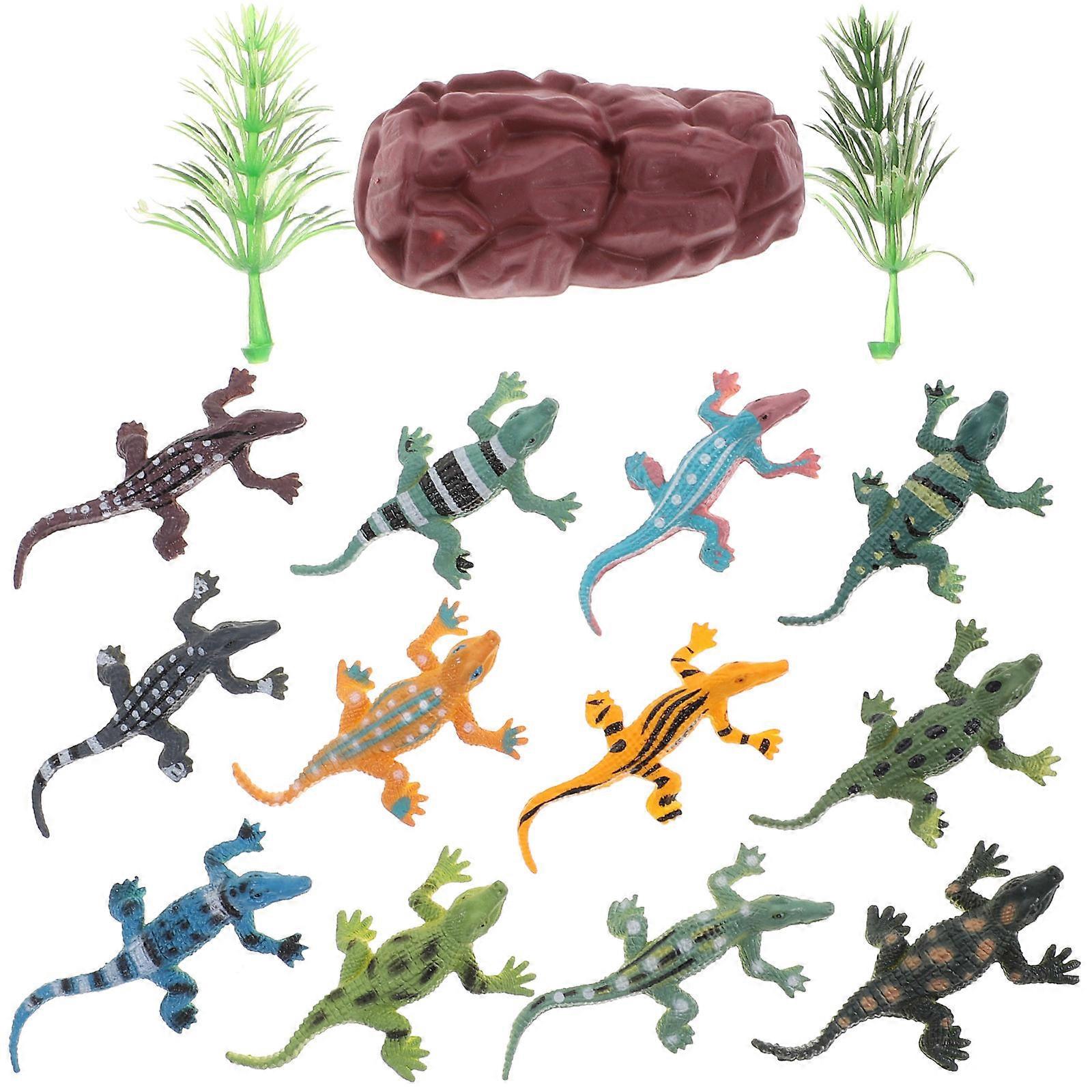 12pcs Realistic Animal Models for Early Education & Desktop Decoration, Lifelike Design for Birthdays & Holidays