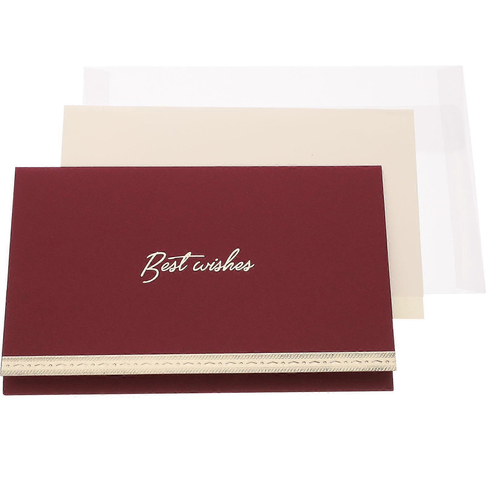 Rectangular Wedding Vows Card Speech For Wedding Supplies 1Set